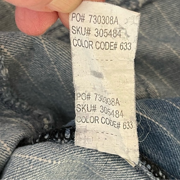 PacSun Light Blue  Stripe High Rise Cropped Jeans
Boho beach summer vacation - Picture 9 of 9